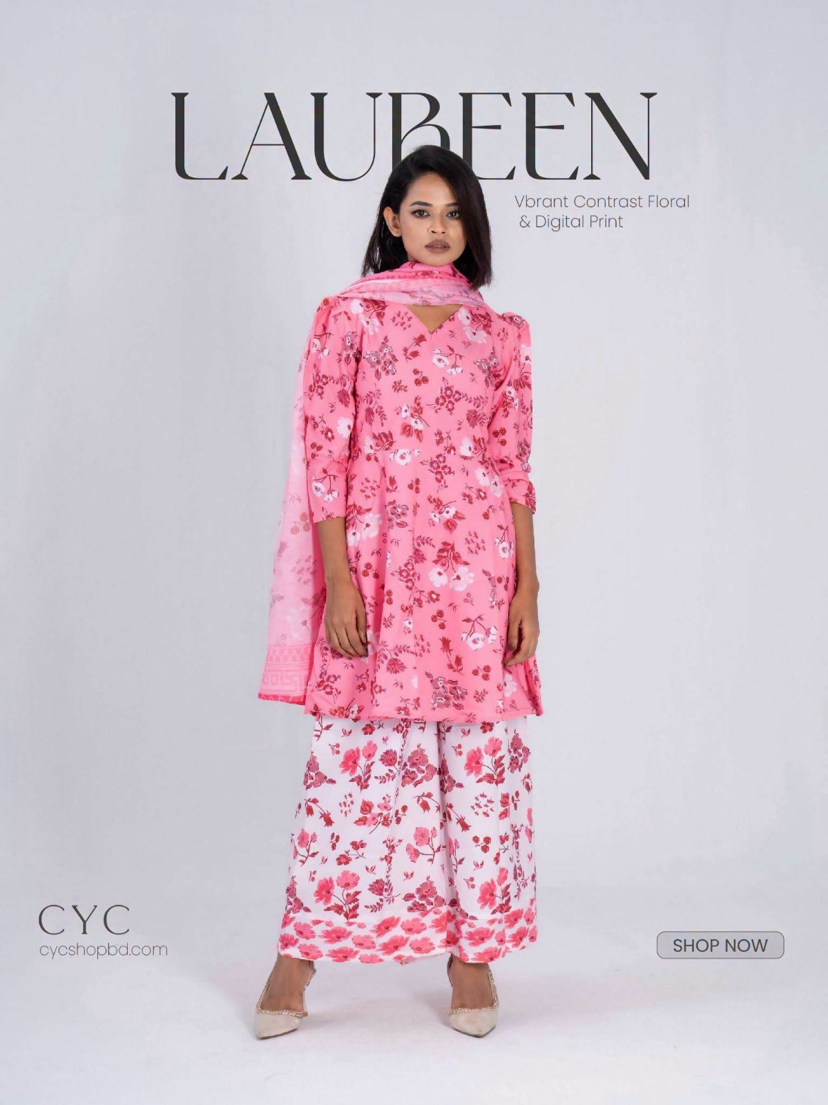 Sapphire Silk Jacquard Set
